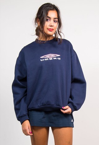 VINTAGE 90'S NAVY UMBRO SWEATER