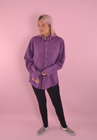 RALPH LAUREN CHECK SHIRT GRL1691