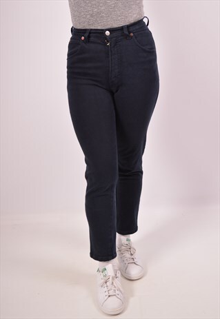 VINTAGE FILA HIGH WAIST CAPRI JEGGING NAVY BLUE