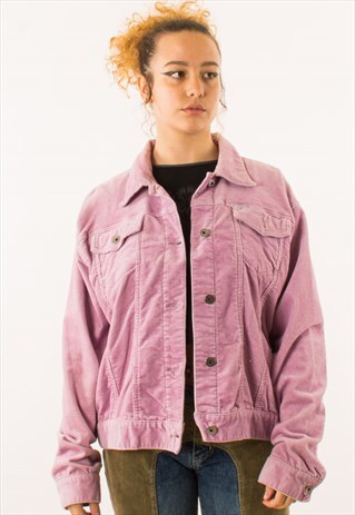 VINTAGE PINK CORDUROY JACKET