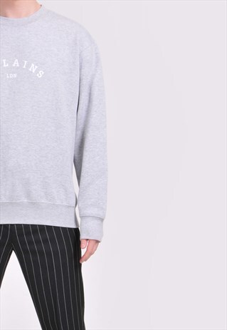 GREY VILLAINS LDN (WHITE) SWEATSHIRT