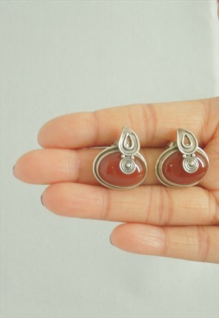 SIVER ANTIQUE LOOK EARRINGS