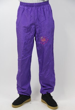 VINTAGE PURPLE TRACKSUIT BOTTOMS