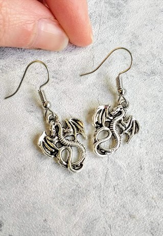 WINGED DRAGON EARRINGS