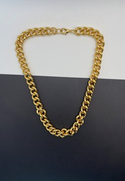 Vintage 90s Necklace Gold 