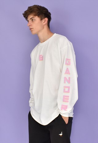G&G UNISEX WHITE TEX L/S TEE