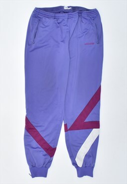 Vintage 90's Adidas Tracksuit Trousers Purple