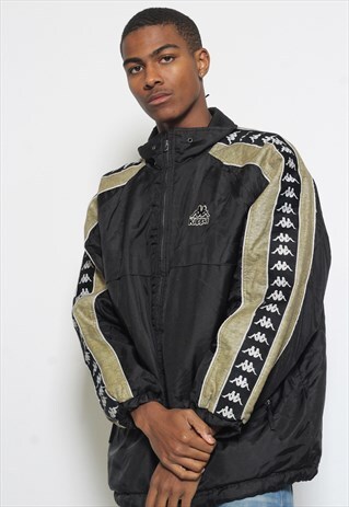 VINTAGE KAPPA TAPE LOGO JACKET