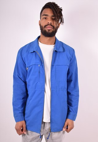MENS VINTAGE JACKET MEDIUM BLUE 90S