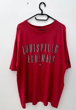 Vintage Louisville cardinals red adidas MLB tshirt XL 