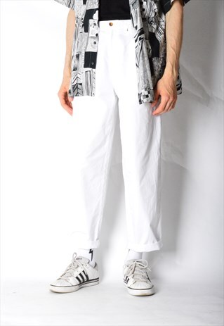 VINTAGE 80S WHITE PANTS