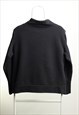 VINTAGE PUMA STAND COLLAR SWEATSHIRT BLACK