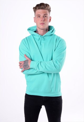 ESSENTIAL BLANK PULLOVER HOODY - HAWAIIAN BLUE