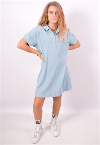 VINTAGE ELLESSE POLO DRESS BLUE