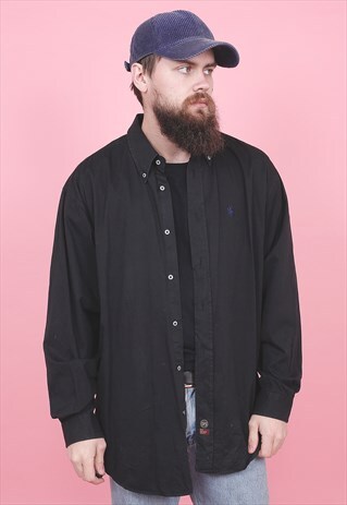 VINTAGE BLACK SHIRT /R14190