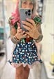 PATCHWORK MINI DRESS BOHO ALTERNATIVE RETRO STYLE 