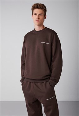 Comfort Fit Fitted Daily Co-ord in Brown