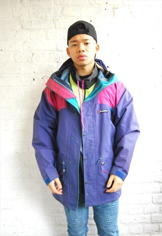 SPORTS WINDBREAKER/WINTER COAT (1990S/PURPLE)