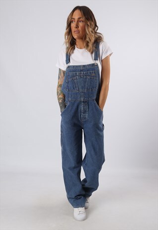DENIM DUNGAREES OLD NAVY WIDE LEG UK 12 (55S)