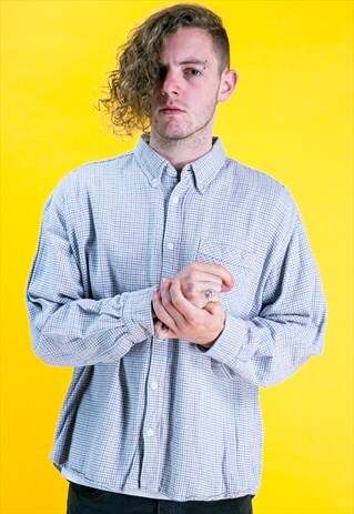 VINTAGE CHECK FLANNEL SHIRT