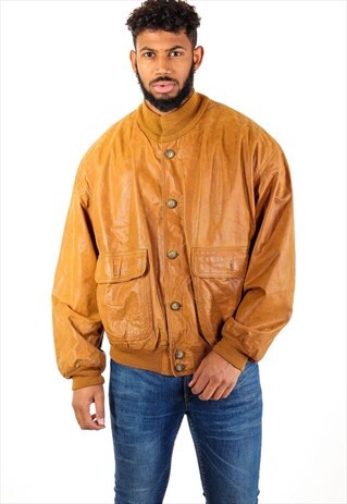 VINTAGE LEATHER JACKET J2863