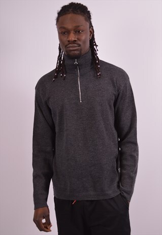 CALVIN KLEIN MENS VINTAGE JUMPER SWEATER XL GREY 90S