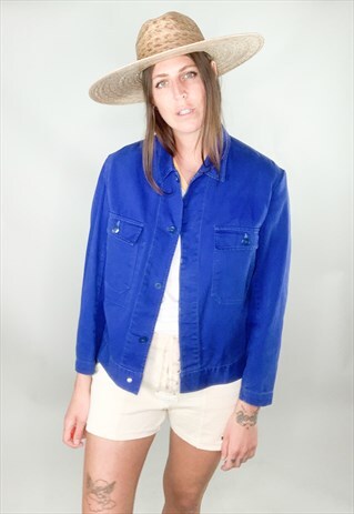 COBALT BLUE WORKWEAR JACKET