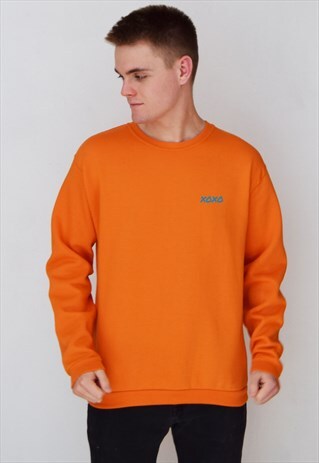 ORANGE XOXO (BLUE) SWEATSHIRT