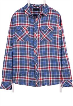 Vintage 90's TwentyOneMen Shirt Flannel Long Sleeve Button