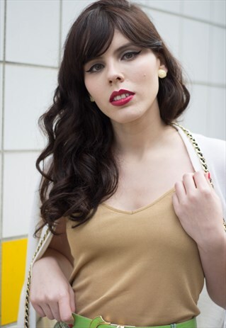 RARE VANESSA BRUNO GOLDEN TOP