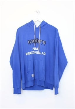 Vintage Umbro hoodie in blue. Best fits L