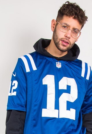 NIKE NFL INDIANAPOLIS COLTS JERSEY AMERICAN FOOTBALL SHIRT