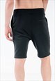 BASIC SPORTS SHORTS IN BLACK WITH POCKETS AND DRAWSTRING