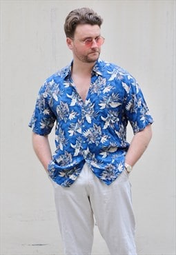 Pierre Cardin USA 90s Vintage Floral Shirt
