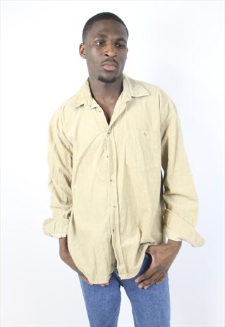 VINTAGE CORD BEIGE SHIRT
