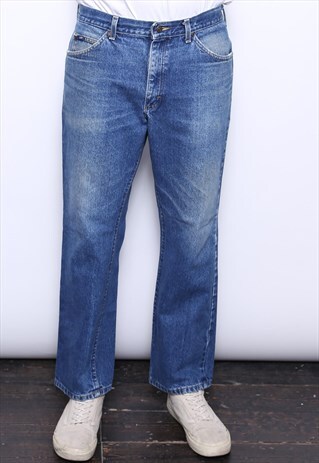 VINTAGE LEE REGULAR FIT BLUE DENIM JEANS