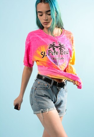 VINTAGE FLORIDA TIE DYE TEE SHIRT