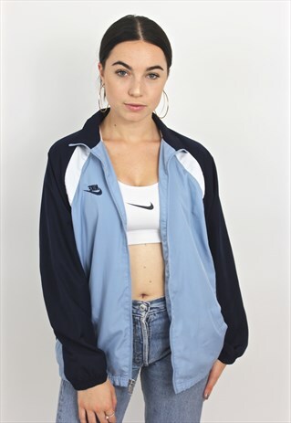 90'S RETRO BLUE TRACK JACKET