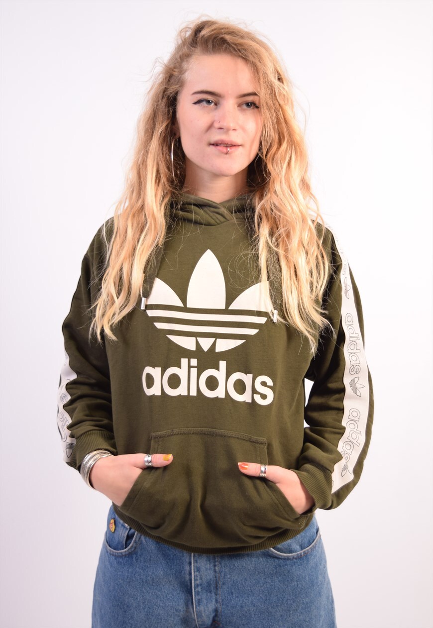 adidas khaki jumper womens