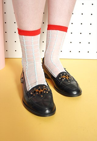 90S PREPPY LEATHER LOAFERS