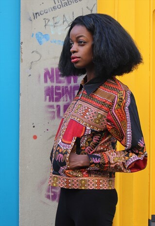 AFRICAN WORKWEAR JACKET - DASHIKI JACKET - FESTIVAL CLOTHING