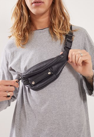 VINTAGE LEATHER FESTIVAL BUM BAG