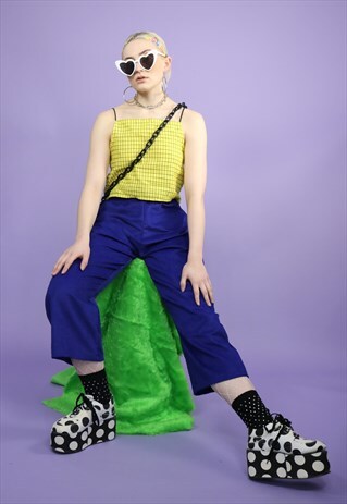 DREAMING CORDUROY CULOTTES IN ROYAL BLUE