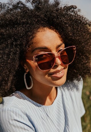 LARGE SQUARE DESIGNER STYLE SUNGLASSES