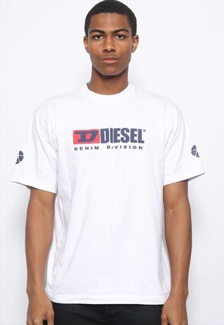VINTAGE DIESEL BIG LOGO T-SHIRT WHITE