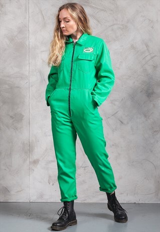 womens jumpsuit green