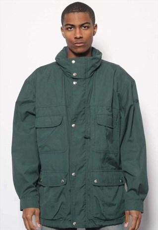 VINTAGE FILA MAGICLINE LOGO JACKET GREEN