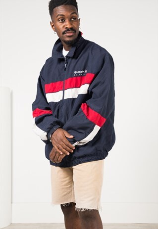 VINTAGE 80S USA REEBOK SHELL SPORT JACKET / S1087