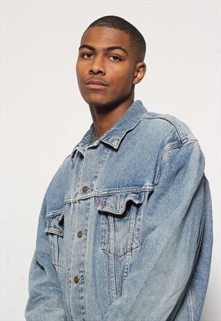 VINTAGE LEVIS DENIM JACKET BLUE