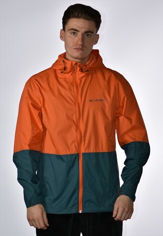 COLUMBIA COLOUR-BLOCK WATERPROOF JACKET